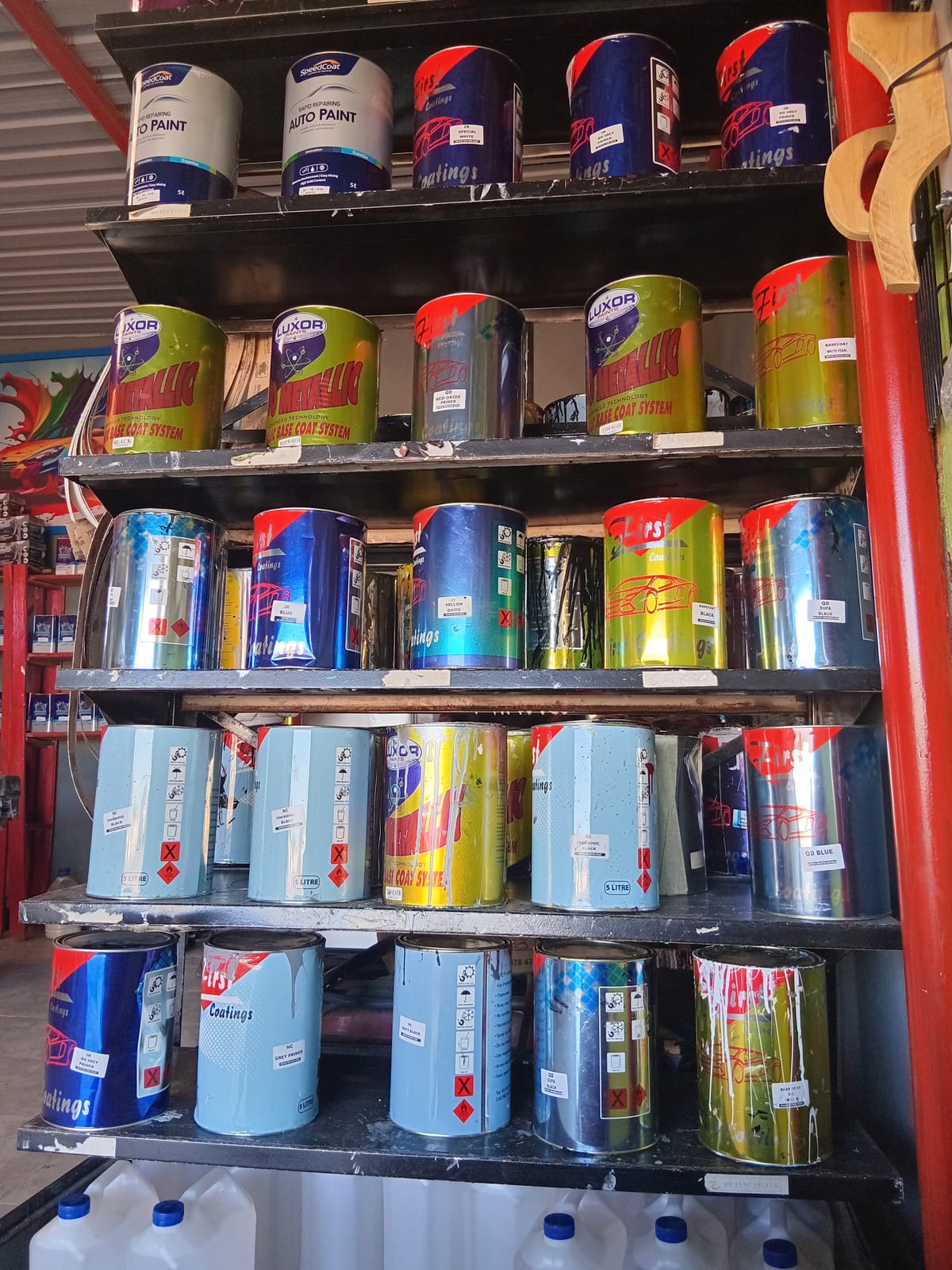 The technology of colors - Professional automotive repair work